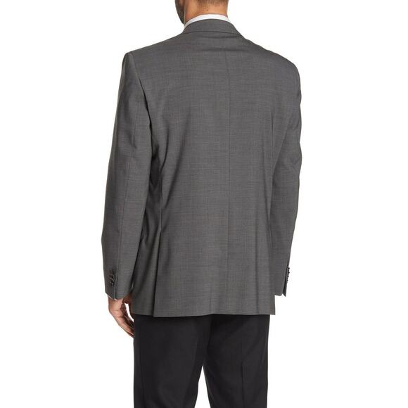 Jack Victor New York Grey 2 Button Classic Fit Sport Coat Blazer 42 XL $699 NWT - Picture 2 of 6